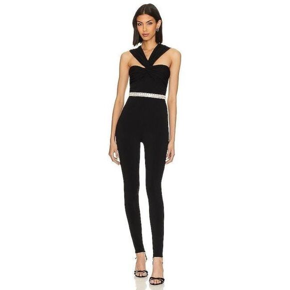 NWT Cinq À Sept Women's Black Sariah Jumpsuit